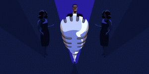 GIF of a scene from the Luther Vandross tribute Google Doodle